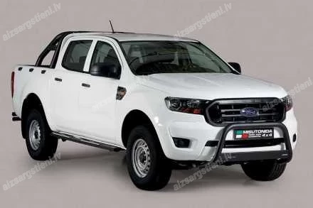 MISUTONIDA OVAL SIDE BARS WITH INTEGRATED PLASTIC FOOTSTEPS FORD Ranger