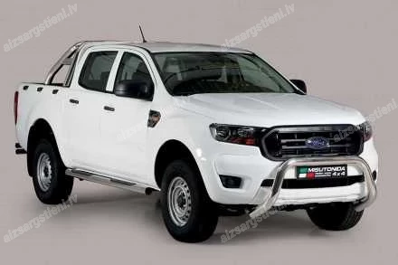 MISUTONIDA ROUND SIDE BARS WITH PLASTIC FOOTSTEPS FORD Ranger