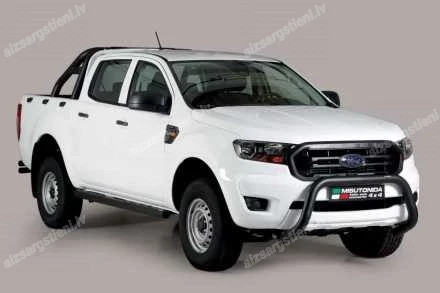 MISUTONIDA ROUND SIDE BARS WITH PLASTIC FOOTSTEPS FORD Ranger