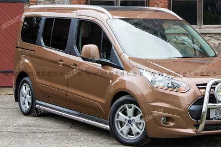 METEC ROUND SIDE PROTECTION BARS WITH ADDITIONAL LED BODY LIGHTS (L2 WHEELBASE) FORD Transit Connect / Tourneo Connect
