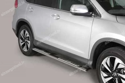 MISUTONIDA OVAL SIDE BARS WITH INTEGRATED PLASTIC FOOTSTEPS HONDA CR-V