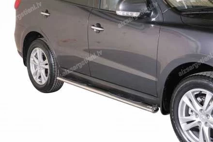 MISUTONIDA OVAL SIDE BARS WITH PLASTIC FOOTSTEPS HYUNDAI Santa Fe